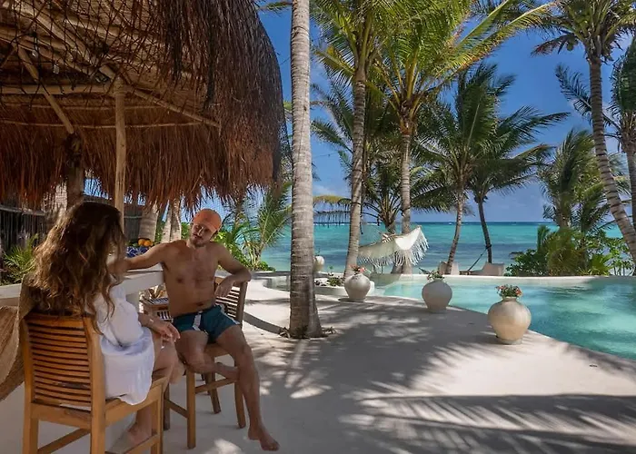 New 3br Private Beachfront With Pool At Soliman Tulum